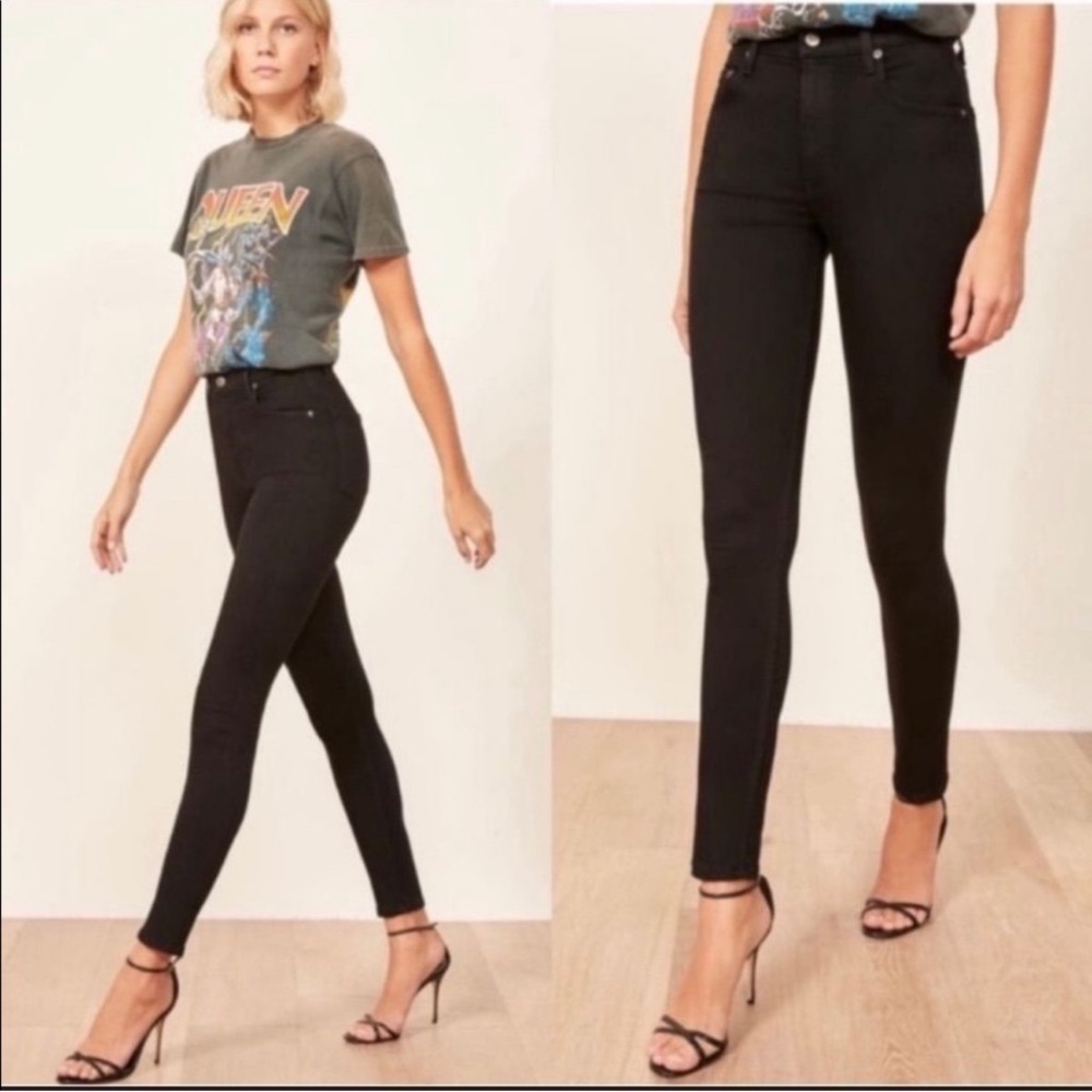 Anine Bing Skinny High Rise Jeans